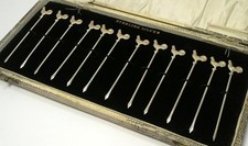 12 Antique Sterling Silver