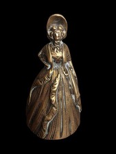 Brass Peerage England Lady Form Bell Crinoline Lady Figurine Bell 353g