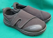 FitVille Men's Wide Fit Diabetic Shoes Orthopedic Slippers Sneakers UK 9 