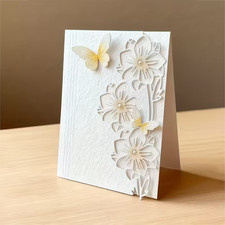 FLOWERS AND BUTTERFLIES METAL