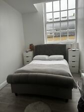 Dream Ellis Velvet-Finish Bed Frame