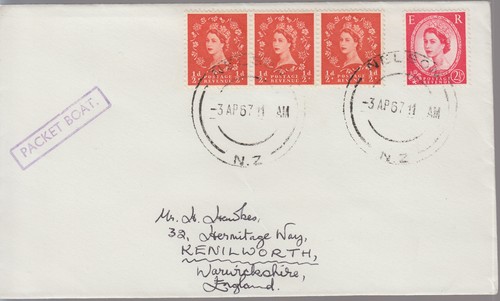1967 nelson new zealand packet - 1967,