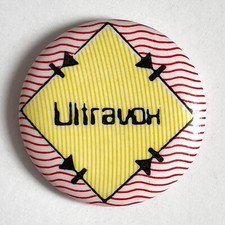 Vintage 1980's ULTRAVOX button