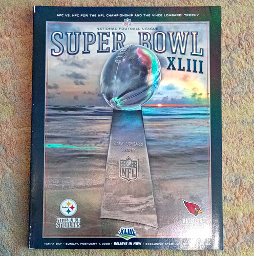 Super bowl xliii program - bowl, (43)