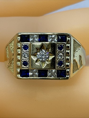 Mens signet ring - mens, solid