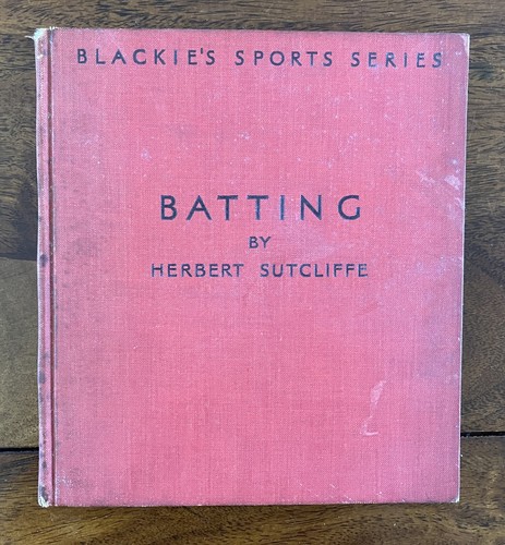 Batting herbert sutcliffe - batting,
