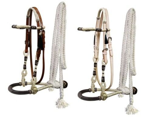 Showman leather headstall - showman,