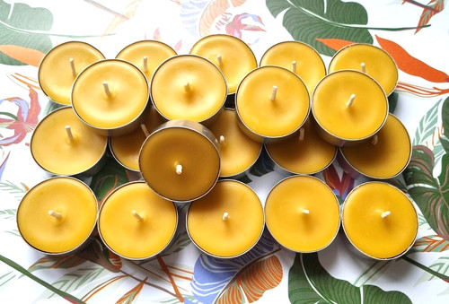 Pure beeswax tea light - beeswax,