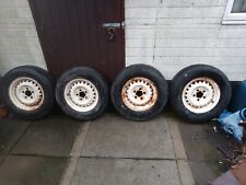 Vw T2 T25 T3 71-91 Volkswagen Type 2 Type 25 Wheels & Tyres Genuine Vw! Set Of 4