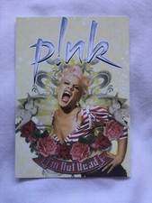 Pink P!nk I’m Not Dead Rare Promotional Postcard Flyer Music Alecia Moore 2006