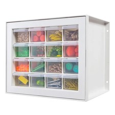 IRIS Small Parts Organizer-Sewing and Craft Storage Cabinet, White, 16