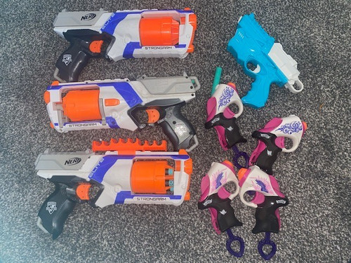 Job lot bundle nerf guns - job,