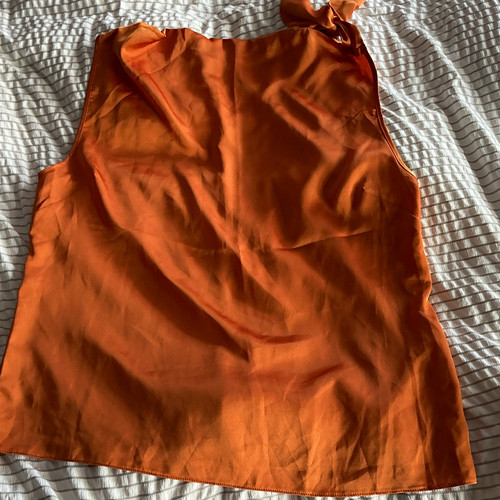 Asos orange satin - orange,