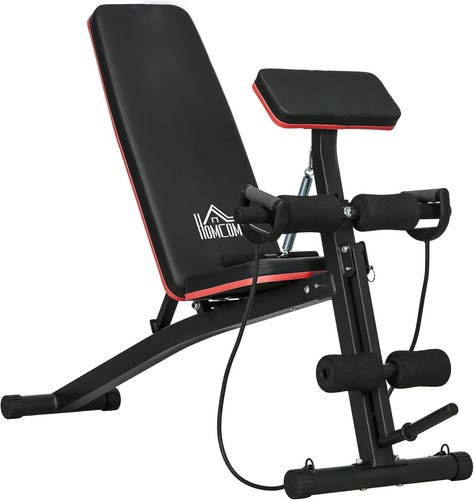 Foldable weight bench - foldable, with