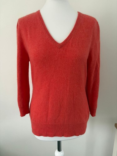 100 cashmere coral orange - cashmere,