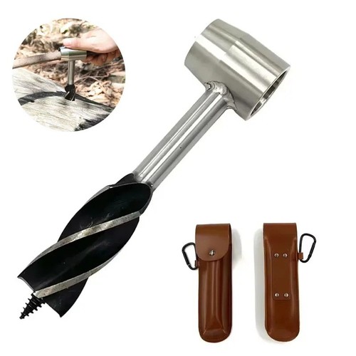 Manual wood auger for - auger,