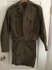 Battle Dress Trousers & Blouse And Belt