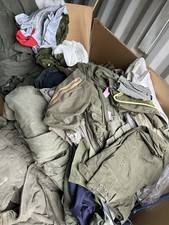Army Surplus Clothing Various Items Pallet Box Of Stuff