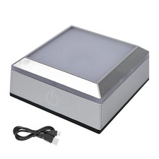 3D LED Light Square Round Base