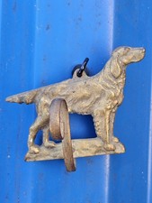 Vintage Cast  Brass Dog
