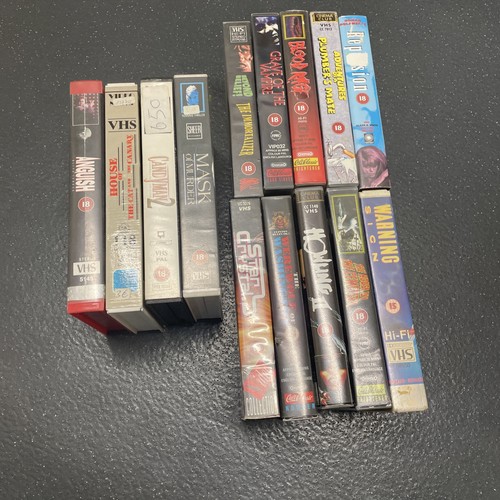 Vhs horror cult joblot - vhs, bundle