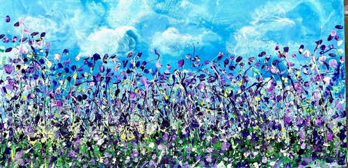 Large abstract acrylic - abstract,