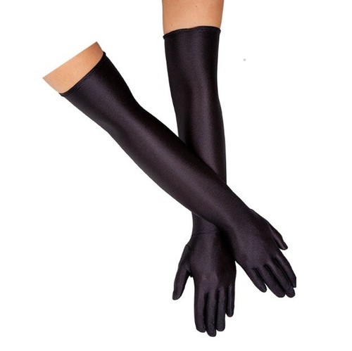 Ladies long gloves over the - long,
