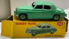 DINKY TOYS 156. ROVER  75. 2 TONE. VERY GOOD MODEL IN ORIGINAL (worn) BOX .