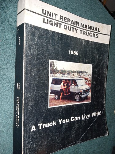 1986 gmc truck shop manual - truck,