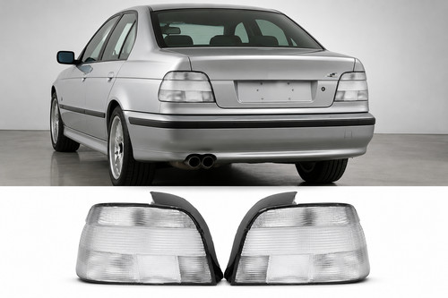 Rear full white taillight - rear,