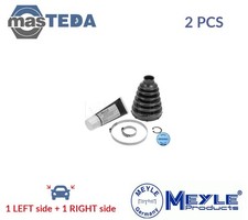 314 316 7501 CV JOINT BOOT KIT PAIR TRANSMISSION END FRONT MEYLE 2PCS NEW