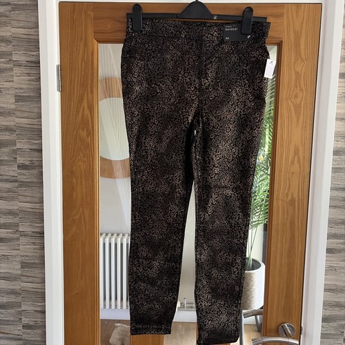 Foiled animal print denim - foiled,