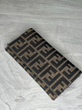 FENDI ZUCCA LONG CANVAS WALLET