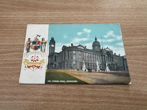Postcard the council house - postcard,