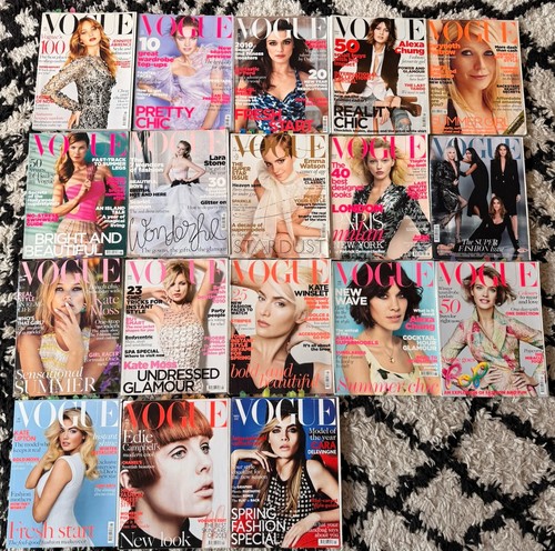 18x joblot vogue - l2, magazine