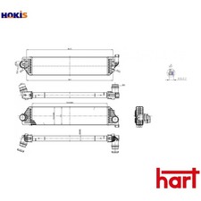 CHARGE AIR COOLER 618 138 FOR RENAULT MASTER/III/Platform/Chassis/Van/Bus 2.3L