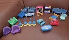 Joblot Bundle Of Peppa Pig Furniture Classroom Bedroom House Home Vgc