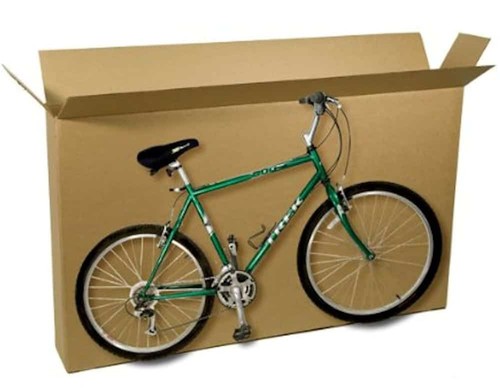 Large cardboard bike box - cardboard,