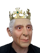 King Charles III Mask British Monarch Royal Family Latex Prince Mask