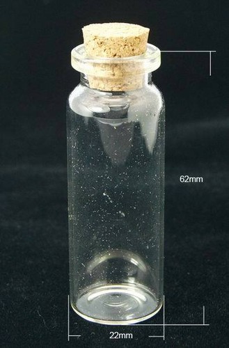 Small cork stopper glass - small,