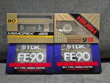 4x Blank Audio Cassette Tapes