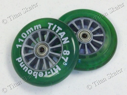 110mm green scooter - 110mm,