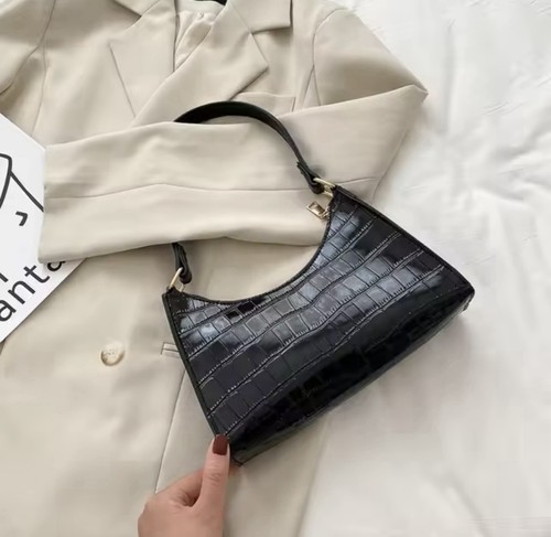 Chic faux leather alligator - leather,