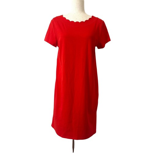 Pappagallo red scalloped neck - pappagallo,