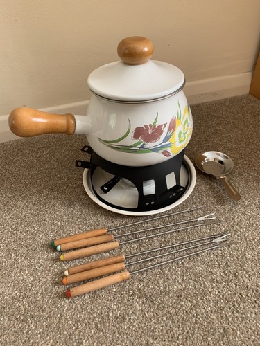 Vintage fondue set - vintage, with