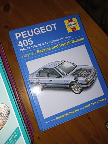 Peugeot 405 haynes owners - peugeot,