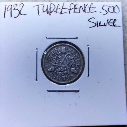 1932 threepence king - -,