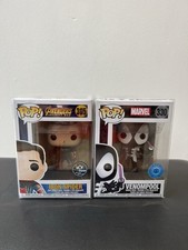 Funko Pop Iron Spider 305 MCM + Venompool 330 Marvel Exclusive w/ Protectors