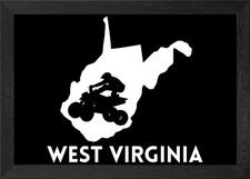 Quad Bike Framed Wall Art