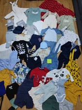#407?Huge Bundle Of Baby Boy Clothes 6-9months NEXT GEORGE CARTER'S PRIMARK 